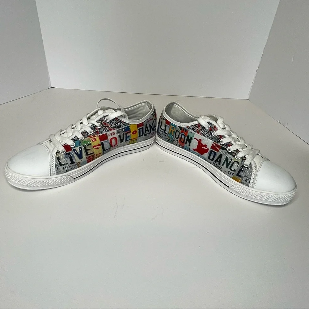 Live Love Dance Graphic Shoes For Men(7) & Women (9) - Picture 7 of 11